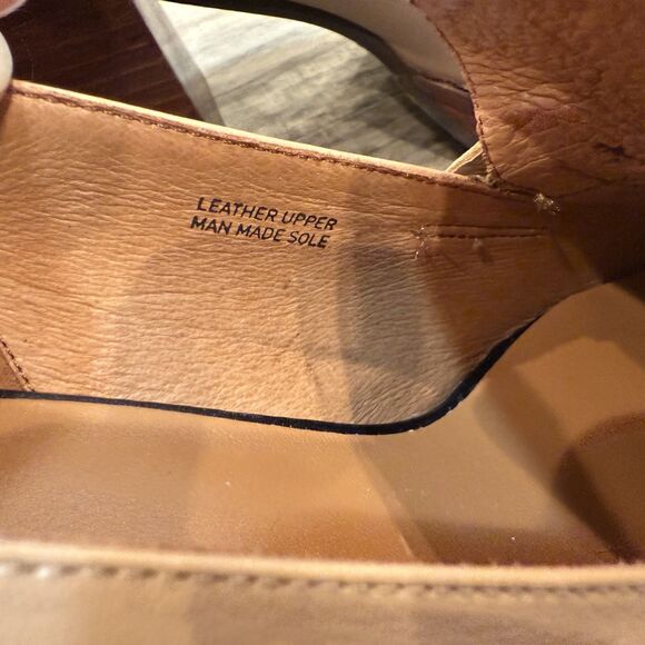 Angel Alarcon Leather Block Heels Size 40/ 9-9.5 US - Picture 6 of 6